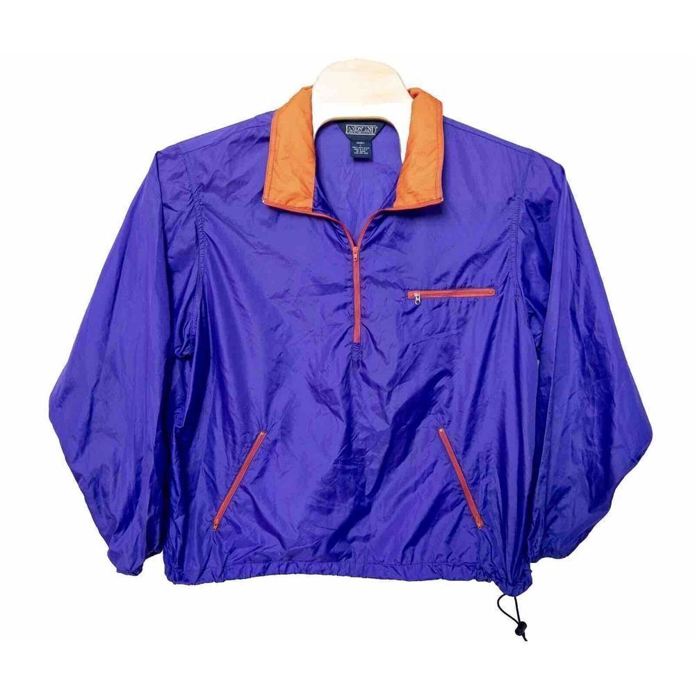 Vintage Lands End Early 90’s‎ Windbreaker Size Large Unisex